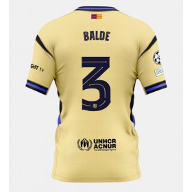 Pánské fotbalový oblečení Barcelona Alejandro Balde #3 Venkovní košile 2025-26 Krátkým Rukávem